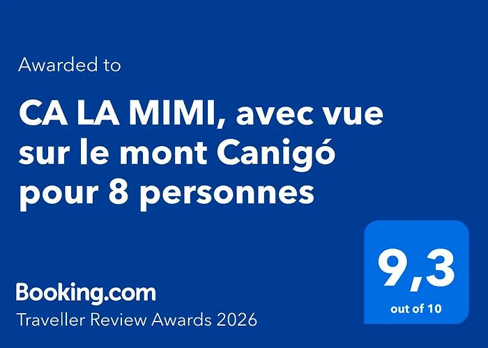 Ca La Mimi, Avec Vue Sur Le Mont Canigo 度假居 *